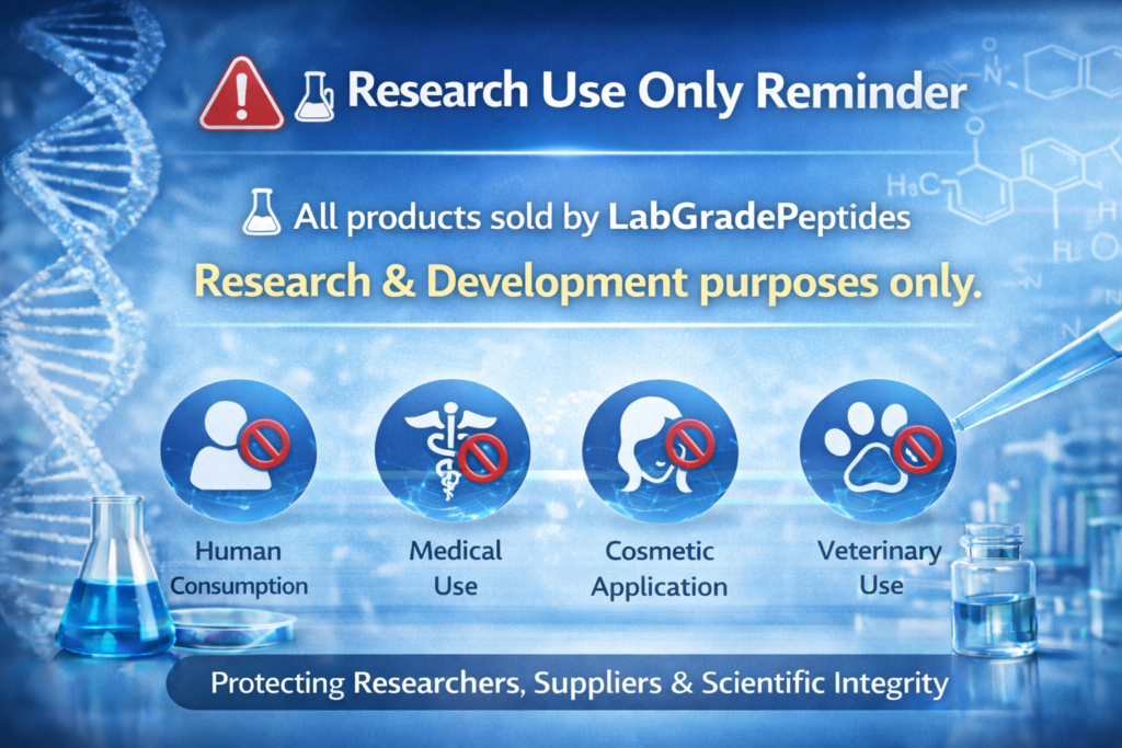 🔬 Research Use Only Reminder
