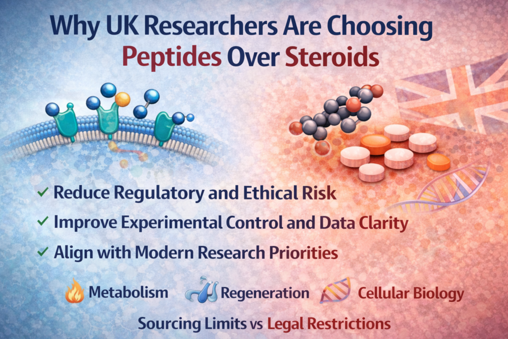 are peptides steroids, what are peptides, peptides for muscle growth, how do peptides work, peptides vs steroids, best peptides for bodybuilding, BPC-157 benefits, TB-500 benefits, Tirzepatide mechanism of action, Retatrutide for weight loss, peptides for skin health, GHK-Cu benefits, peptides for anti-aging, peptides for recovery, peptides for athletic performance, CJC-1295 effects, Sermorelin vs HGH, peptides for testosterone, peptides for fat loss, peptides side effects, are peptides safe, peptides legal status UK, research grade peptides, peptides for injury healing, peptides for joint pain, Ipamorelin benefits, peptides for sleep, peptides for hair growth, best research peptides 2025, peptides UK suppliers, buy peptides UK, peptides for wound healing, BPC-157 vs TB-500, peptides mechanism of action, peptides amino acid structure, what peptides do for the body, peptides for endurance athletes, peptides for flexibility, peptides for collagen production, peptides for gut health, peptides for inflammation, peptides for bone healing, peptides dosage guide, peptides administration methods, peptides injection techniques, peptides reconstitution guide, high purity peptides UK, lab grade peptides, research use only peptides, UK peptide regulations, WADA banned peptides, peptides prohibited sports, peptides for muscle recovery, peptides for lean muscle, peptides for strength gains, peptides bodybuilding protocol, peptides cycle length, peptides stacking guide, best peptides for beginners, peptides for older adults, peptides for women, peptides hormonal effects, peptides vs SARMs, peptides vs growth hormone, peptides effectiveness review, peptides clinical studies, peptides scientific evidence, peptides research applications, GHK-Cu peptide uses, Matrixyl peptide benefits, AOD-9604 weight loss, hexarelin peptide, GHRP-2 effects, GHRP-6 benefits, CJC-1295 DAC variant, CJC-1295 no DAC, Follistatin effects, IGF-1 LR3 benefits, peptides supplier UK, quality peptide sources, authentic research peptides, peptide purity testing HPLC, peptides quality assurance, certified peptide vendors, peptides customer reviews, peptide pricing UK, affordable research peptides, peptides bulk order, wholesale peptides, peptides shipping UK, fast peptide delivery, peptides storage conditions, peptides shelf life, peptides reconstitution solvent, sterile peptide mixing, peptides injection site, peptide injection pain, peptides side injection site reactions, peptides edema risk, peptides water retention, peptides appetite changes, peptides mood effects, peptides sleep patterns, peptides cardiovascular effects, peptides liver function, peptides kidney effects, peptides hormonal feedback, peptides testosterone suppression, peptides natural hormone boost, peptides post-cycle therapy, peptides recovery protocol, peptides muscle breakdown prevention, peptides tendon repair, peptides ligament healing, peptides cartilage regeneration, peptides bone density, peptides osteoporosis prevention, peptides fracture healing, peptides skin elasticity, peptides wrinkle reduction, peptides cellulite treatment, peptides stretch marks, peptides scar tissue, peptides wound closure, peptides digestive health, peptides gut barrier, peptides leaky gut treatment, peptides ulcer healing, peptides IBS management, peptides anti-inflammatory action, peptides immune system, peptides autoimmune conditions, peptides arthritis relief, peptides joint mobility, peptides muscle endurance, peptides fast twitch fibers, peptides mitochondrial function, peptides aerobic capacity, peptides anaerobic threshold, peptides sprint performance, peptides distance running, peptides CrossFit training, peptides powerlifting gains, peptides bodybuilding diet, peptides training intensity, peptides recovery speed, peptides soreness reduction, peptides fatigue resistance, peptides mental clarity, peptides mood improvement, peptides anxiety reduction, peptides depression treatment, peptides cognitive function, peptides memory enhancement, peptides focus improvement, peptides energy levels, peptides fatigue management, peptides sleep quality, peptides REM sleep, peptides deep sleep, peptides circadian rhythm, peptides melatonin, peptides growth hormone secretion, peptides insulin sensitivity, peptides glucose control, peptides diabetes prevention, peptides metabolic rate, peptides AMPK activation, peptides mitochondrial health, peptides cellular energy, peptides mitochondrial dysfunction, peptides longevity peptides, peptides biological age, peptides aging process, peptides senescent cells, peptides telomerase activity, peptides NAD plus, peptides NAD booster, peptides sirtuin activation, peptides epigenetic age, peptides mitochondrial regeneration, peptides autophagy activation, research peptides benefits, scientific peptide study, peptide clinical trial, peptide breakthrough research, peptides future applications, peptide technology advances, peptide synthesis methods, peptide manufacturing standards, peptides GMP certified, peptides ISO certified, peptides molecular weight, peptides half-life duration, peptides bioavailability improvement, peptides absorption rate, peptides subcutaneous delivery, peptides intramuscular injection, peptides transdermal application, peptides oral administration, peptides peptide stability, peptides degradation factors, peptides enzymatic breakdown